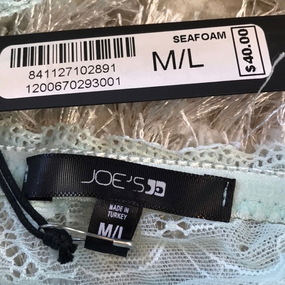 Joe’s Jeans sea foam green bandeau size Medium/large - Picture 3 of 4